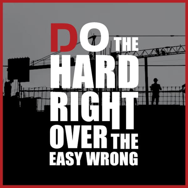 Do the Hard Right Over the Easy Wrong